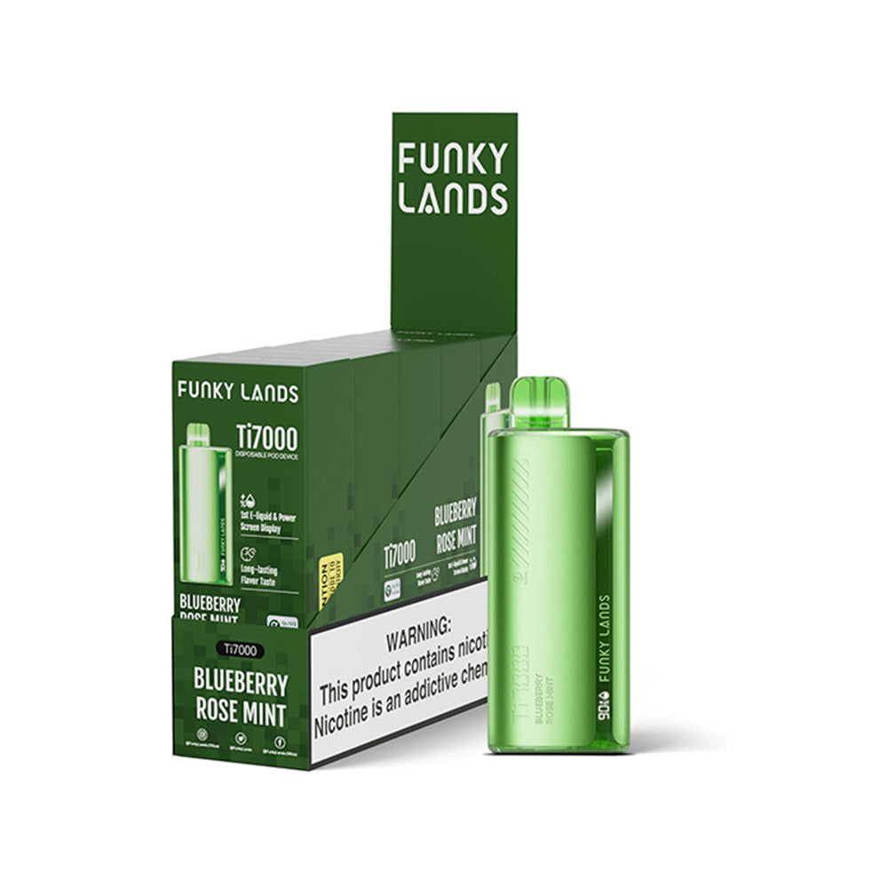 Funky Lands Ti7000 Disposable 7000 Puff 12.8mL 40-50mg | MOQ 5